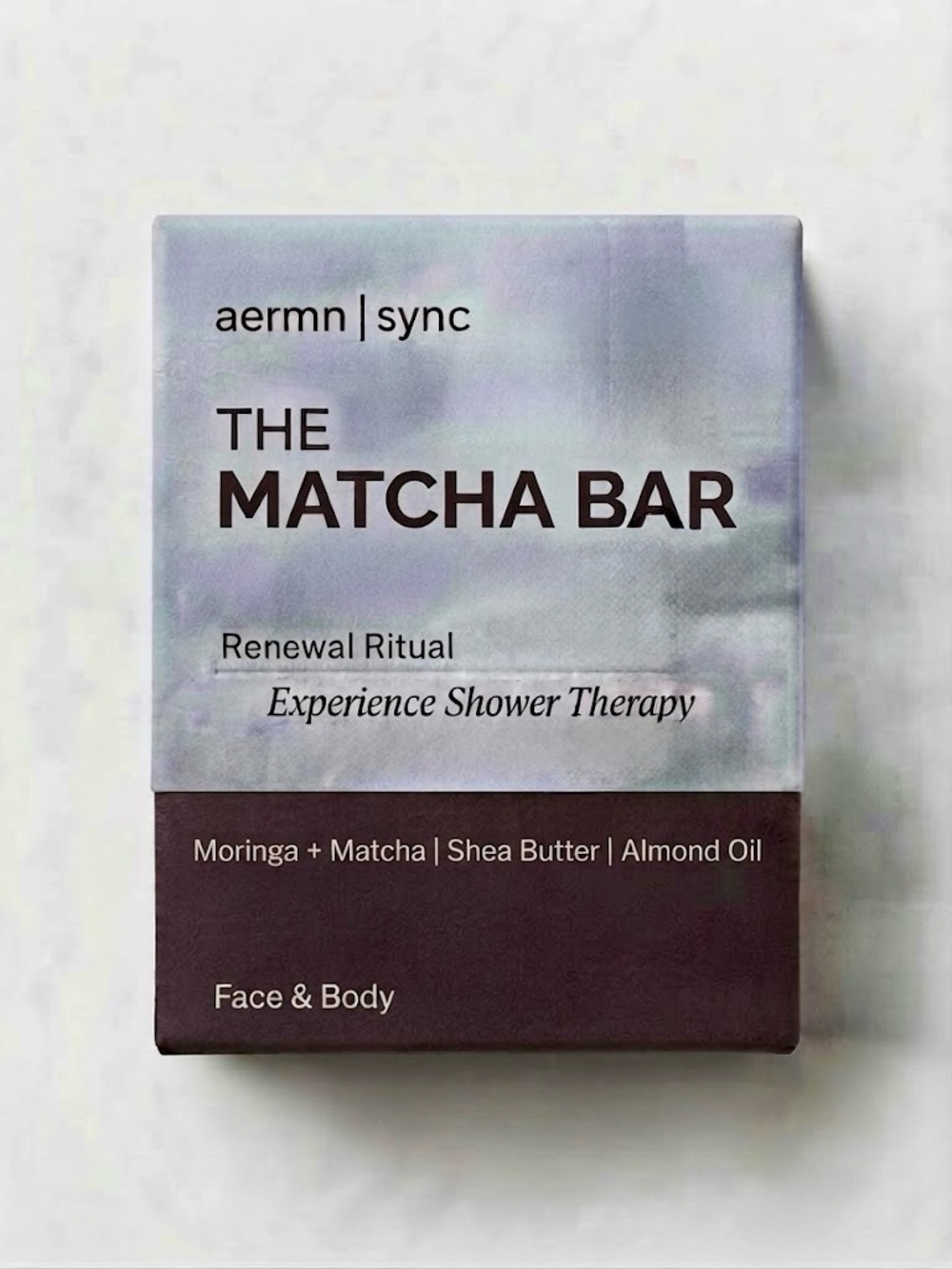 The MATCHA BAR| aermn sync | Face & Body Bar | Plant Crème | Shower Therapy